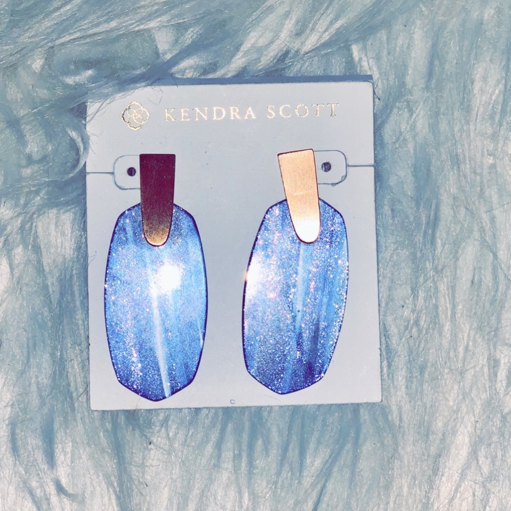 KS aragon gold drop earrings